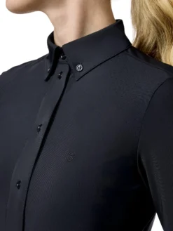 Bluse Damen Performance Sand, Trainingsbluse, langarm