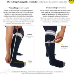 Chaps Combi, Reitchaps, Kunstleder/Softleder, Damen