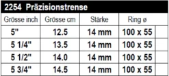 doppelt gebrochene Präzisions-D-Ring-Trense