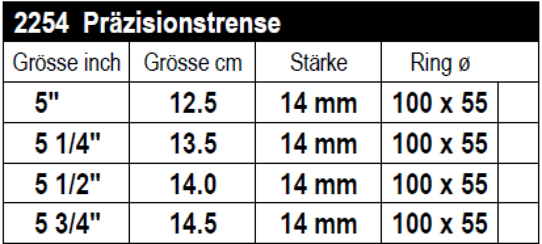 doppelt gebrochene Präzisions-D-Ring-Trense "Easy Control"