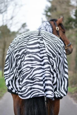 Ekzemerdecke Zebra, mit Halsteil, mit Bauchlatz, Fliegendecke