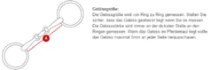 FC-Spezialkandare, Edelstahl