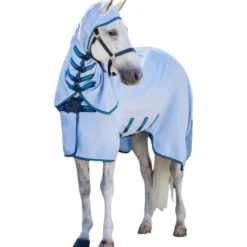 Fliegendecke Amigo Ripstop Pony Hoody, mit festem Halsteil, Disk-Verschluss