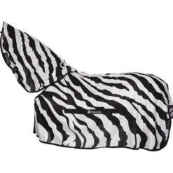 Fliegendecke Buzz-Off Zebra & Neck, mit abnehmbarem Halsteil, UV-Schutz