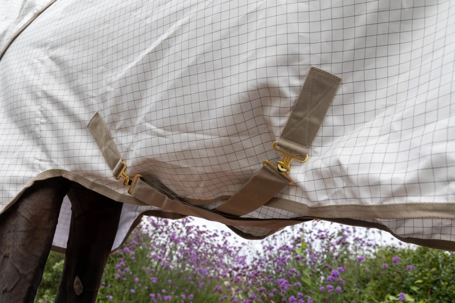 Fliegendecke Comfort, mit abnehmbarem Halsteil, Ekzemerdecke, Sommerdecke
