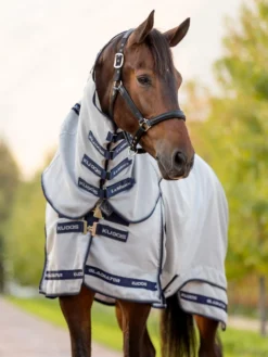 Fliegendecke Kudos Gladiator Fly Rug, mit Halsteil