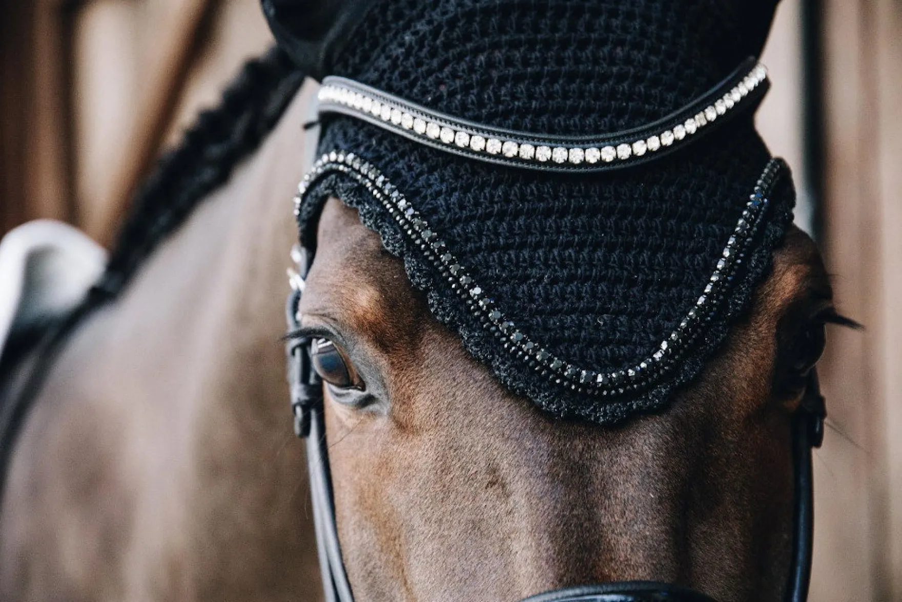 Fliegenhaube lang stone & pearl Soundless