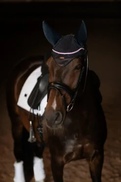 Fliegenhaube Modern Dark Ocean Padded, Fliegenmütze, Fliegenohren