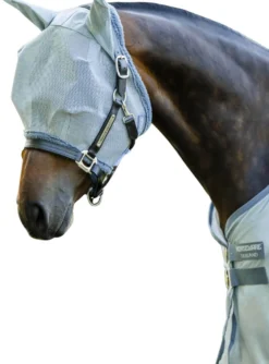 Fliegenmaske Amigo FS26, Fliegenschutzmaske, mit Ohren