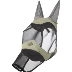 Fliegenmaske Visor Tek Full, mit Ohrenschutz, UV-Schutz