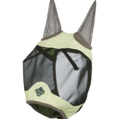 Fliegenmaske Visor Tek Half FS26, mit Ohrenschutz, UV-Schutz