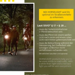 Frontleuchte Horselight, weiße Frontleuchte