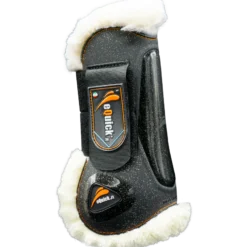 Gamasche eLight Fluffy Glitter, mit Kunstfell