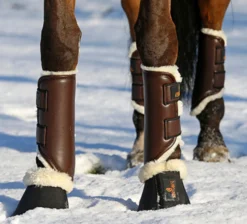 Gamaschen Leder, Arbeitsgamasche, hinten