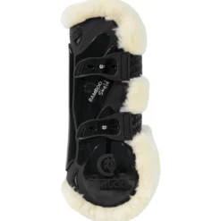 Gamaschen Vegan Sheepskin Bamboo Elastic, Kunstfell