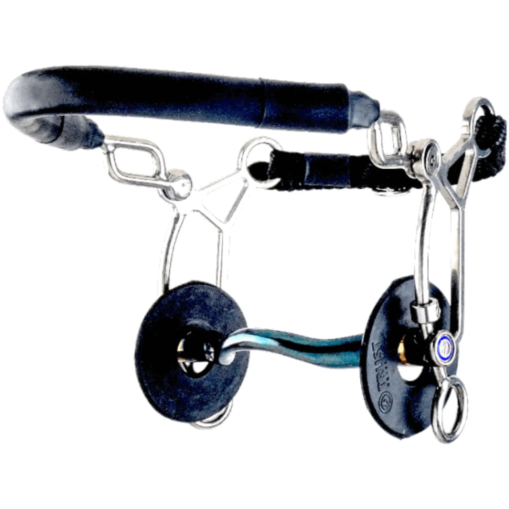 Hackamore Kombi Kurz, Sweet Iron, Medium Port, Stangengebiss, mittlere Zungenfreiheit