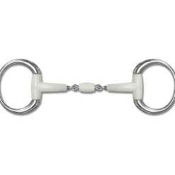 Happy Mouth Olivenkopftrense Contour, Rollgebiss, doppelt gebrochen, Olivenkopfgebiss