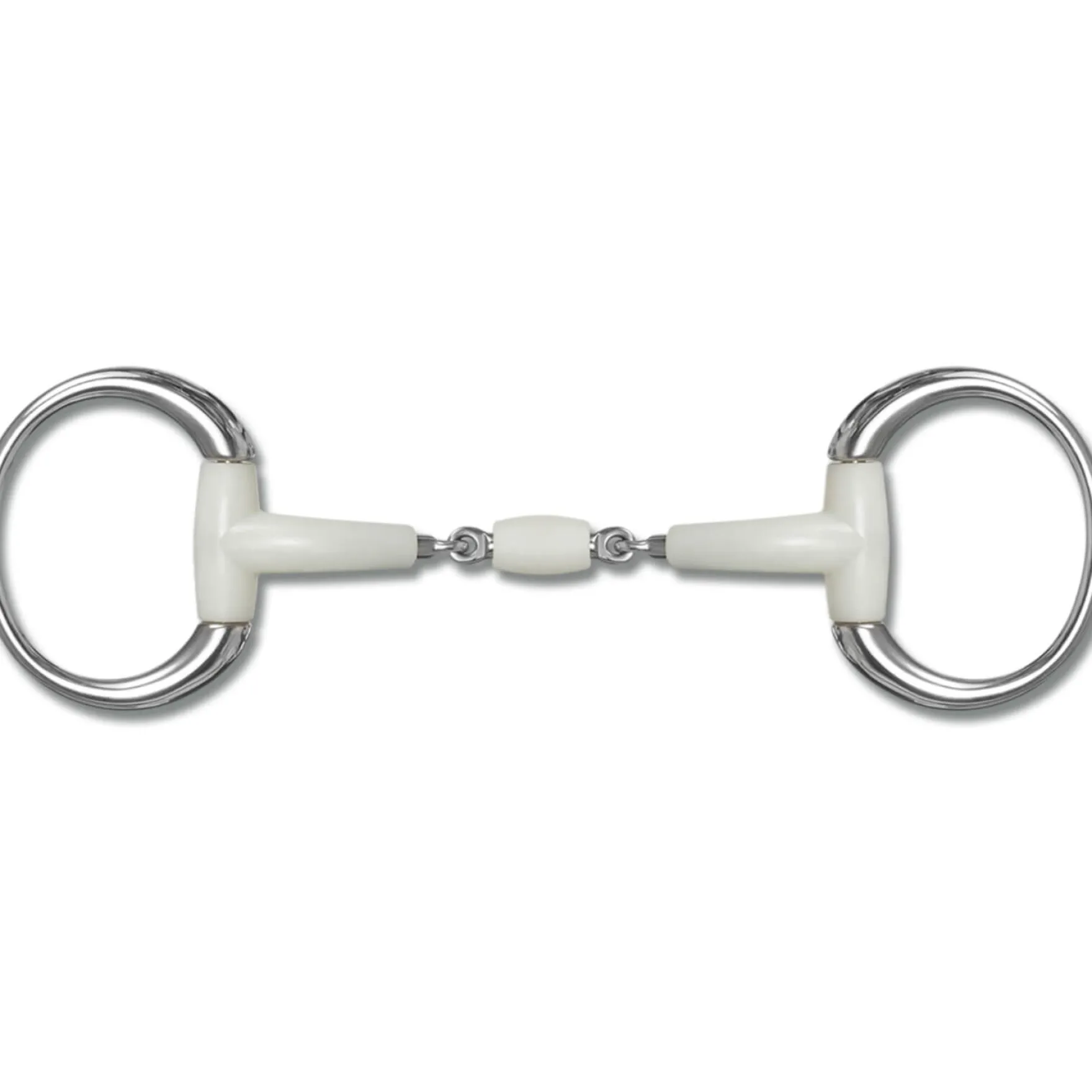 Happy Mouth Olivenkopftrense Contour, Rollgebiss, doppelt gebrochen, Olivenkopfgebiss