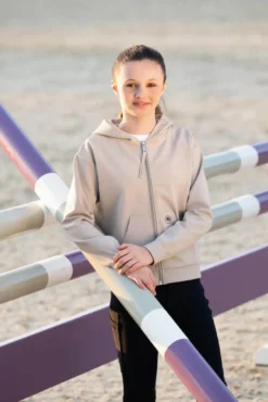 Jacke Damen Athleisure HW25, Sweatjacke, Hoodie Jacke, mit Kapuze