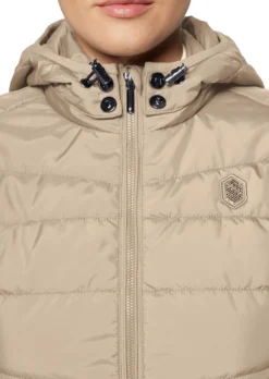 Jacke Damen Davos FS26, Steppjacke, mt abnehmbarer Kapuze