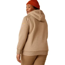 Jacke Damen Rebar All-Weather Sherpa Full Zip, Kapuzenjacke