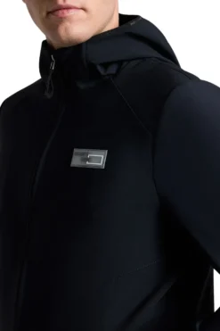 Jacke Herren Bonded Jacquard Jersey, Softshell Jacke, Kapuzen Jacke