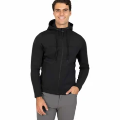 Jacke Herren Club Zip Hoodie, Trainingsjacke
