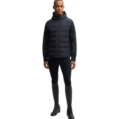 Jacke Herren Jeff HW25, Puffer Hybrid Jacke