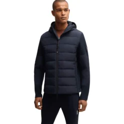 Jacke Herren Jeff HW25, Puffer Hybrid Jacke
