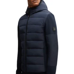 Jacke Herren Jeff HW25, Puffer Hybrid Jacke