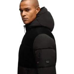 Jacke Herren Tomas HW25, Cord Puffer Jacke