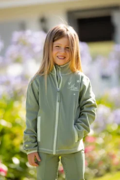Jacke Kinder Mini Mari Zip, Sweatjacke, Fleecejacke