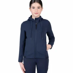 Jacke Kinder YR Club Zip Hoodie, Sweatjacke