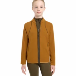Jacke Kinder YR Felicity Fleece Zip, Sweatjacke, Fleecejacke
