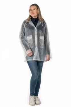 Jacke Unisex, Regenjacke, Transparent