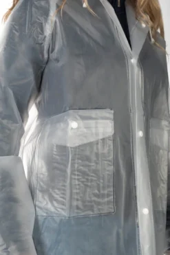 Jacke Unisex, Regenjacke, Transparent
