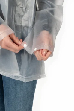 Jacke Unisex, Regenjacke, Transparent