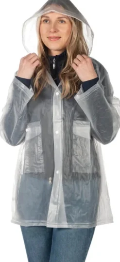 Jacke Unisex, Regenjacke, Transparent