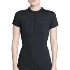 Jumpsuit Damen Air-Tech, Reitjumpsuit, Vollbesatz, Full-Grip, kurzarm