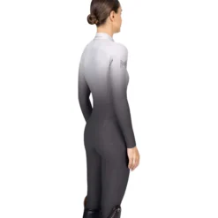 Jumpsuit Damen Ombré, Reitjumpsuit, Vollbesatz, Full-Grip, langarm