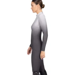 Jumpsuit Damen Ombré, Reitjumpsuit, Vollbesatz, Full-Grip, langarm