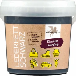 Lederfett schwarz, Lederpflege