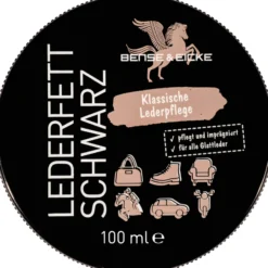 Lederfett schwarz, Lederpflege