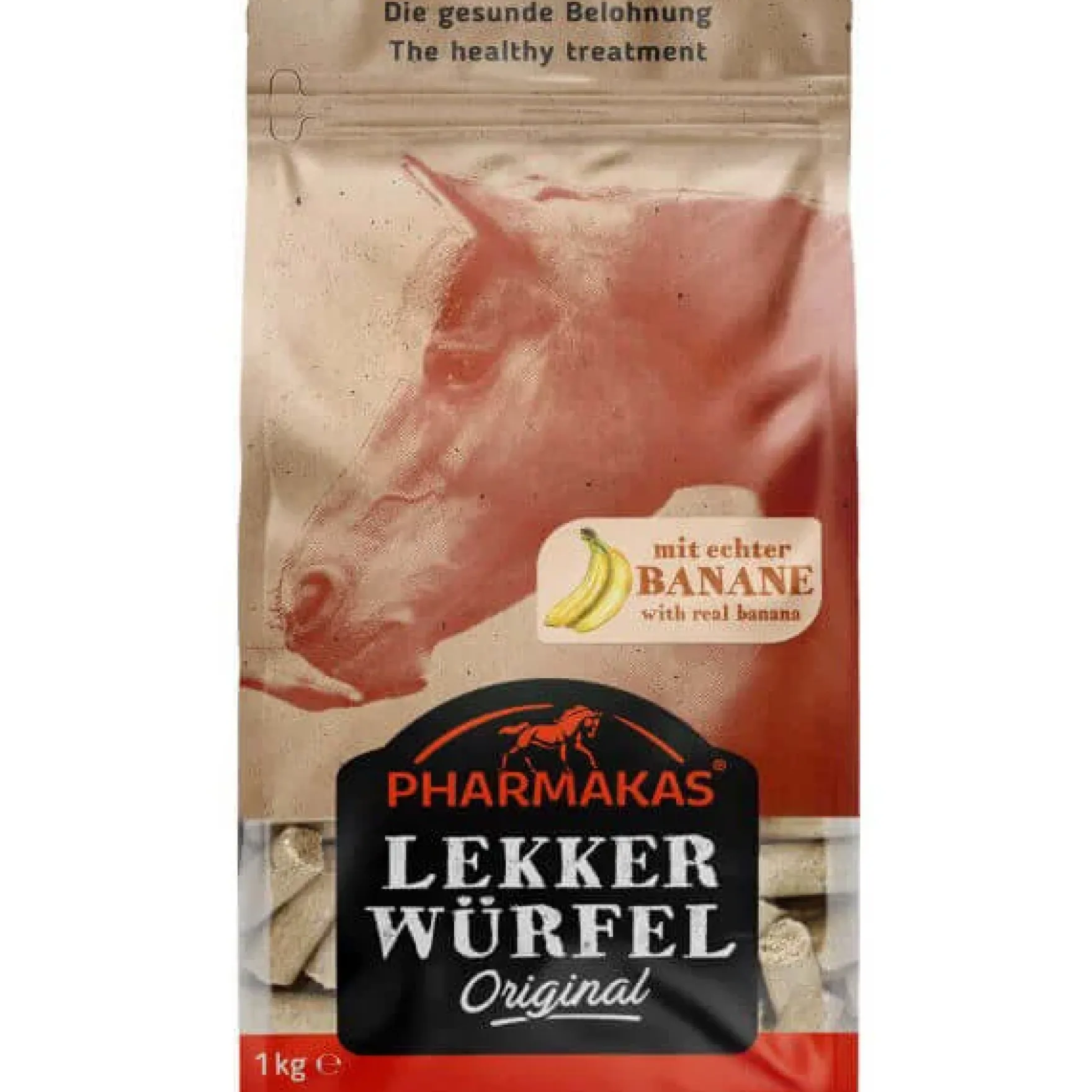 Lekkerwürfel Banane, Pferdeleckerlis