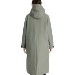 Mantel Damen HydroShield HW25, Regenmantel, Reitmantel, wasserdicht, mit Kapuze