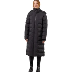 Mantel Damen Performance Long Puffer Coat, Steppmantel