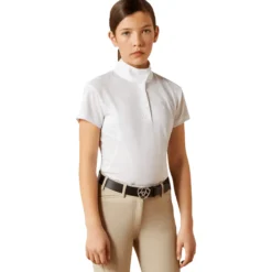 Mädchen Turniershirt Aptos, kurzarm