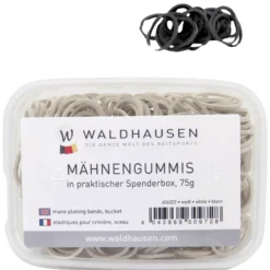 Mähnengummis, Einflechtgummis