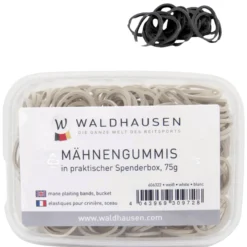 Mähnengummis, Einflechtgummis