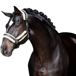 Nasen, Backen- und Genickschoner Set Faux Fur Stallion, Kunstfell